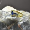 Blue Sapphire & Diamond ring
