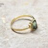 2-2 Green Tourmaline Ring
