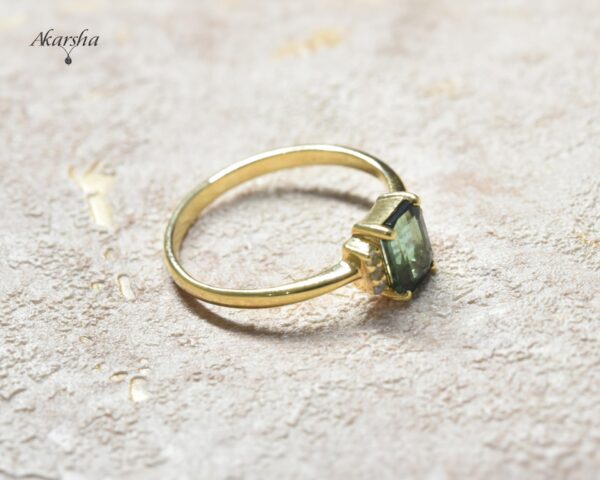 2-2 Green Tourmaline Ring