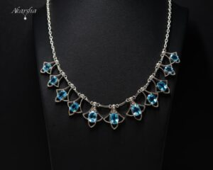 Blue Topaz Necklace