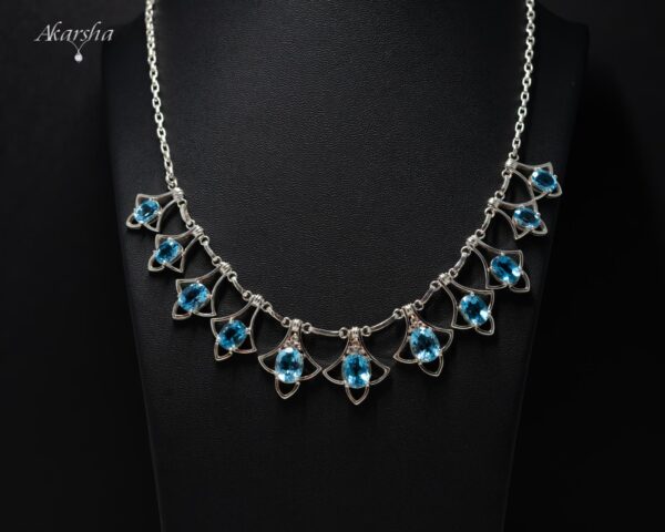 Blue Topaz Necklace