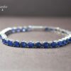 Blue Sapphire Silver Bracelets