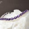 Amethyst Silver Bracelet