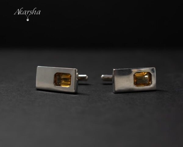 Citrine Cufflinks