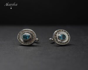 Blue Topaz Cufflinks