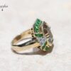 Tsavorite & Tourmaline Ring
