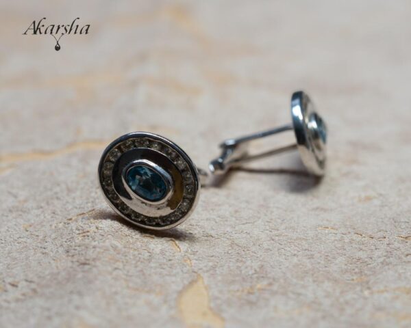 Blue Topaz Cufflinks