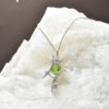 Peridot & White Topaz Pendant