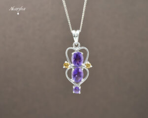 Amatheyst & Citrine Pendant