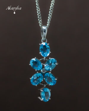 Blue Topaz Pendant