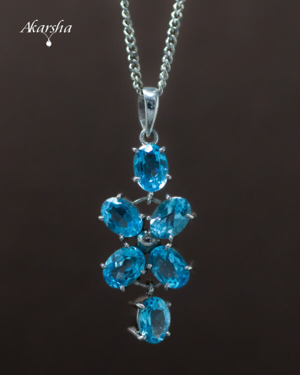Blue Topaz Pendant