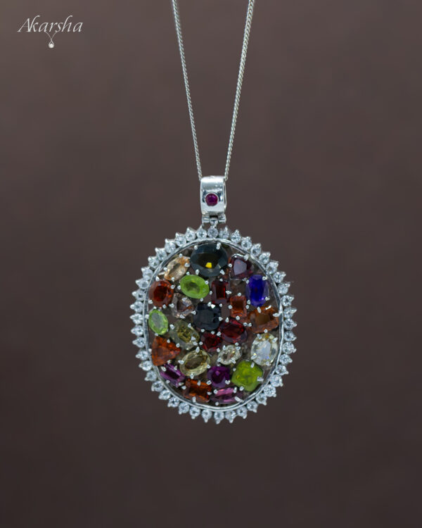Multi-colour Stone Pendant
