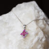 Ruby & White Sapphire Pendant